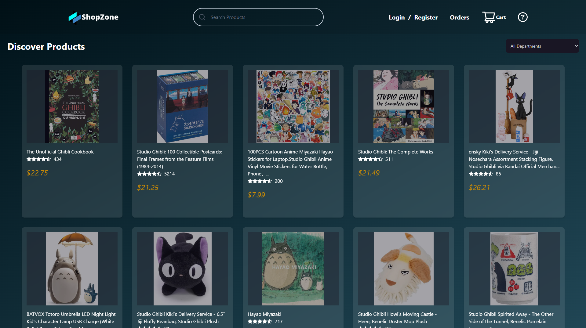 ShopZone - Ecommerce App